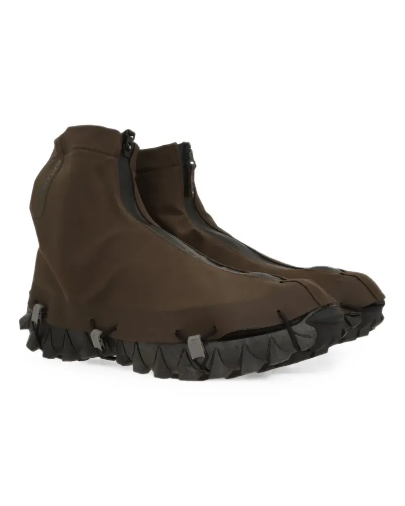 Salomon zip-fastening sneakers - Braun Braun