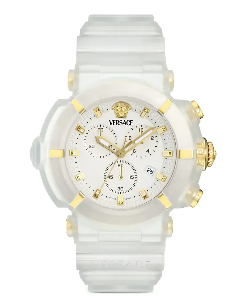 Versace Real Active Chrono 45mm watch - Weiß Weiß