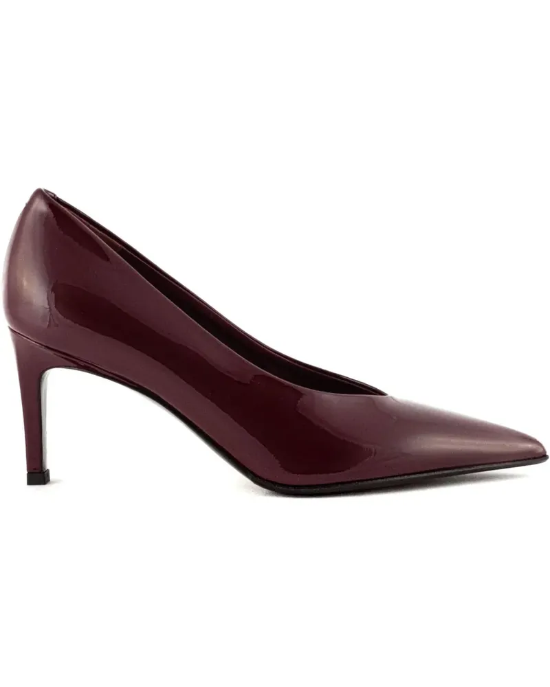 Sergio Levantesi Pumps mit spitzer Kappe 55mm - Rot Rot