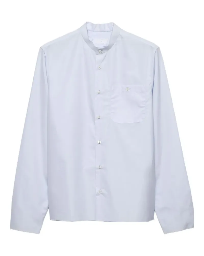 Prada Hemd mit Mandarinkragen - Blau Blau