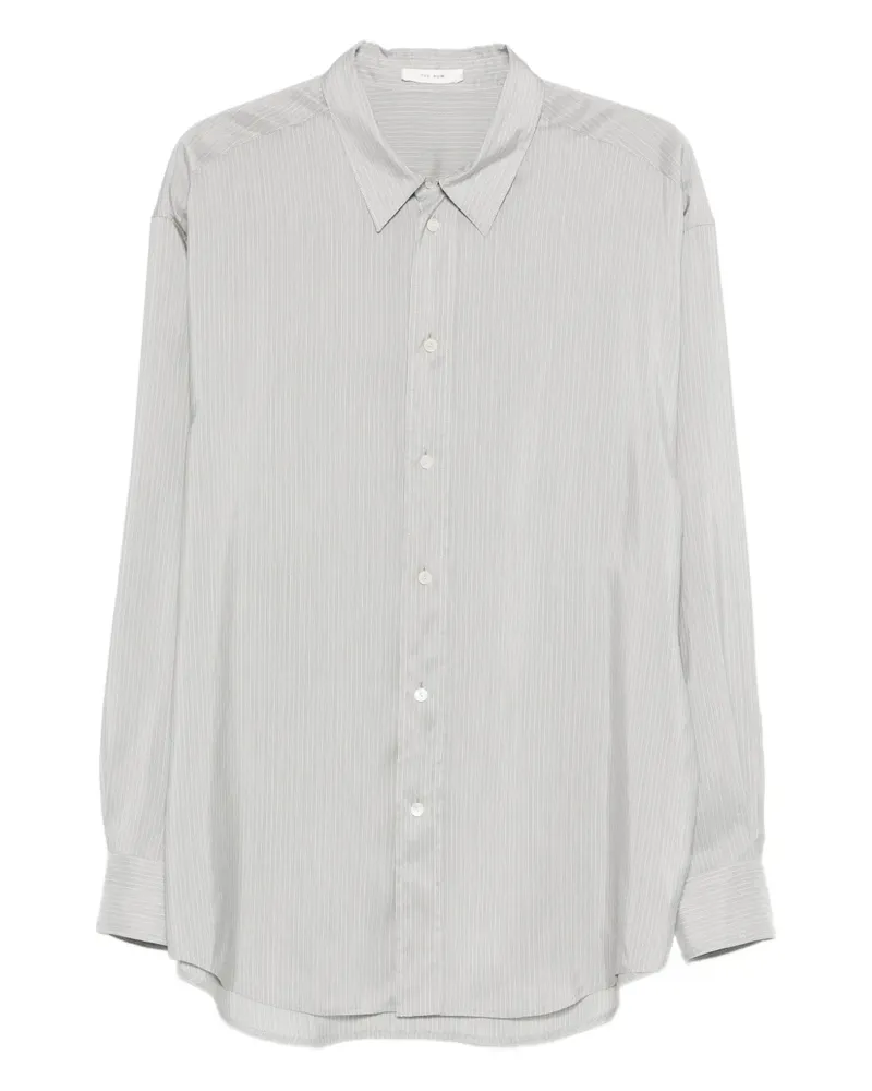 The Row Granada button-down striped shirt - Grau Grau