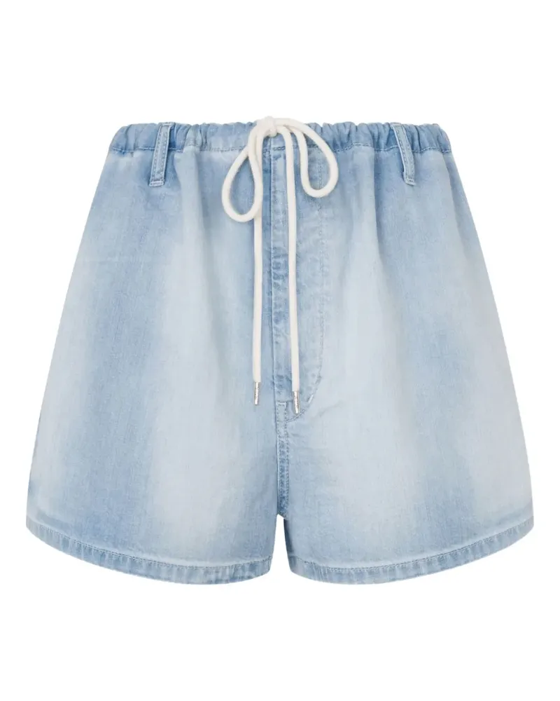 Moschino Jeans-Shorts mit Kordelzug - Blau Blau