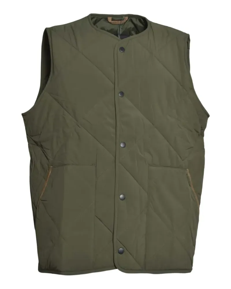Barbour quilted buttoned gilet - Grün Grün