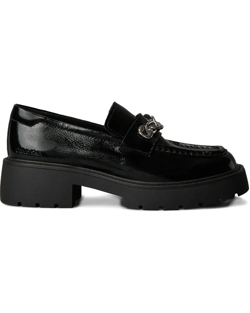 Calvin Klein leather loafers - Schwarz Schwarz