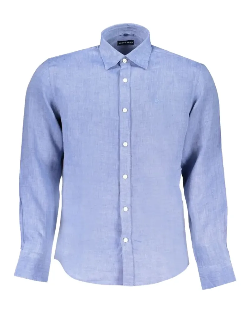 North Sails long-sleeve linen shirt - Blau Blau