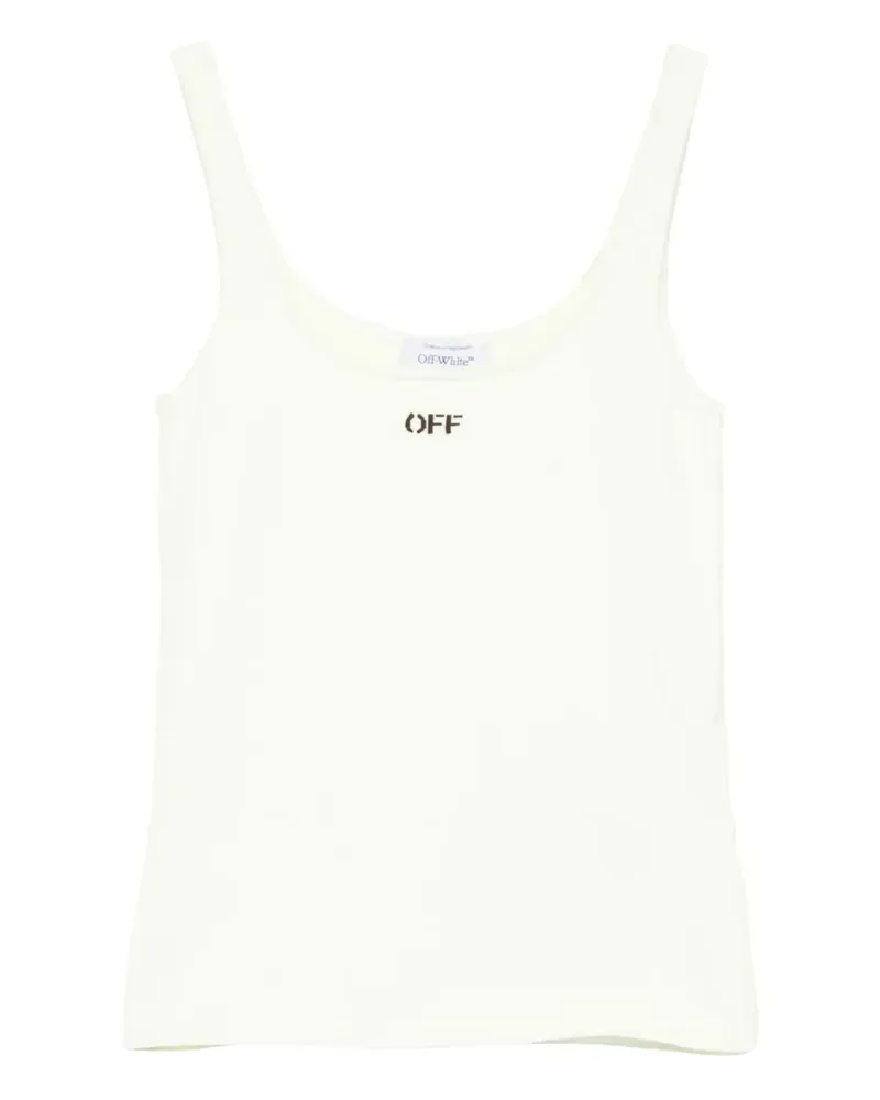 OFF-WHITE Tanktop mit Logo - Nude Nude