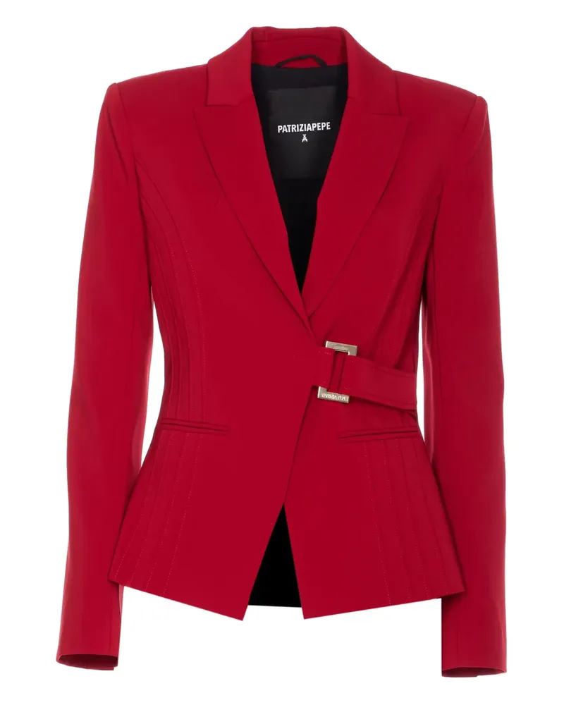 Patrizia Pepe Blazer mit Gürtel - Rot Rot
