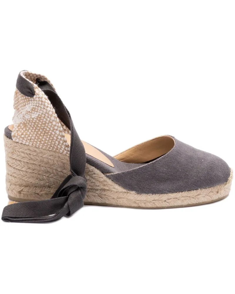 Castañer Carina Espadrilles 70mm - Grau Grau