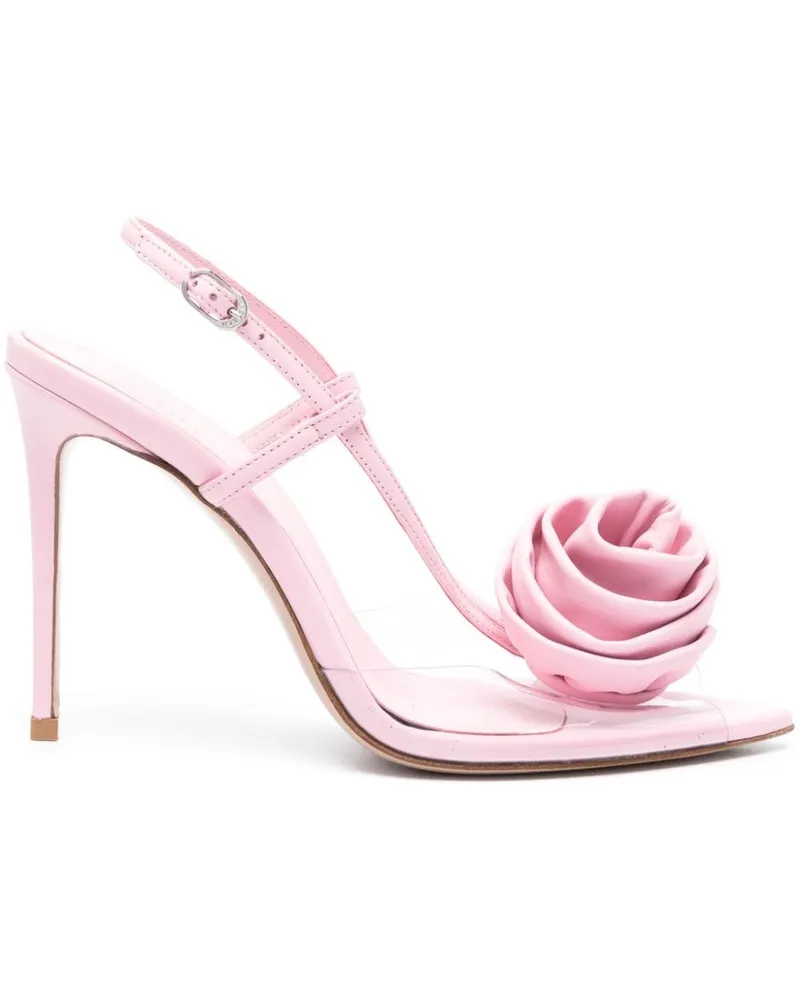 Le Silla Rose Slingback-Sandalen 110mm - Weiß Weiß