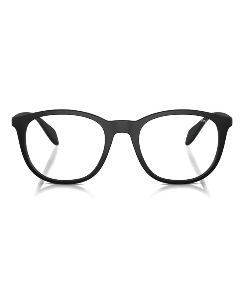 Emporio Armani Sonnenbrille mit Clip-Gestell - Schwarz Schwarz