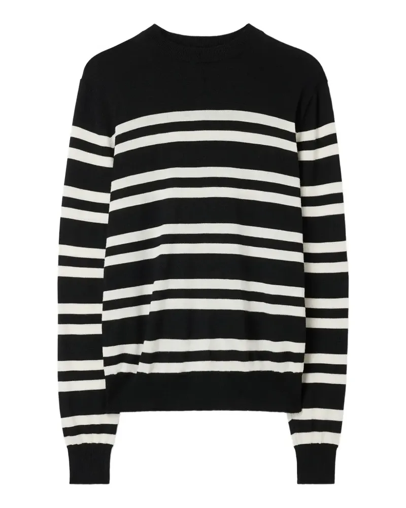 Filippa K striped merino wool sweater - Schwarz Schwarz