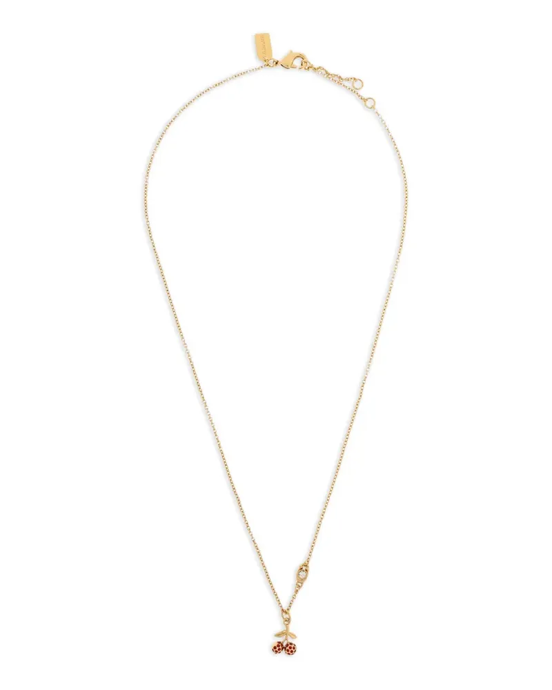 Coach cherry pendant necklace - Gold Gold