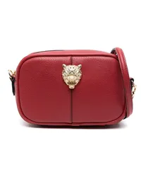 Philipp Plein Zoe Tasche mit Tiger-Schild Rot