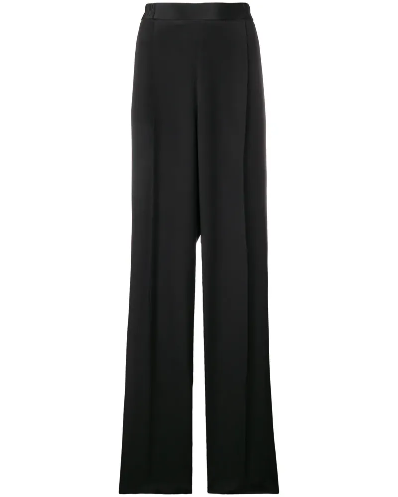 Stella McCartney Ausgestellte Hose - Schwarz Schwarz