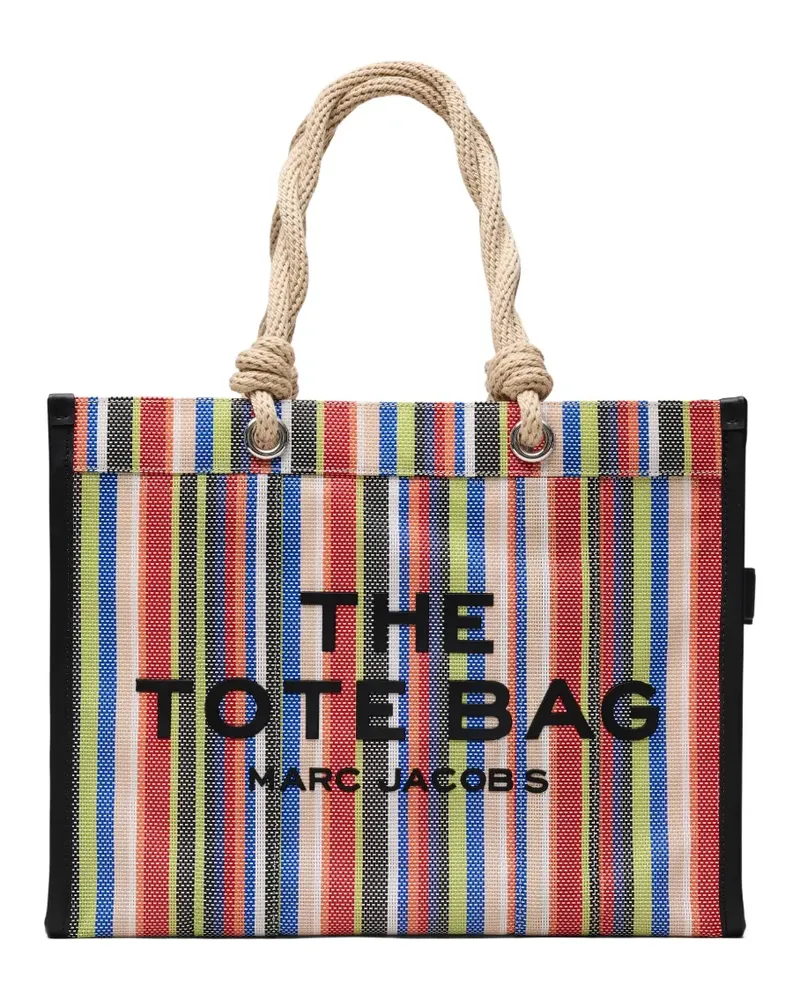 Marc Jacobs The Large Stripe Tote Bag aus Mesh - Rot Rot