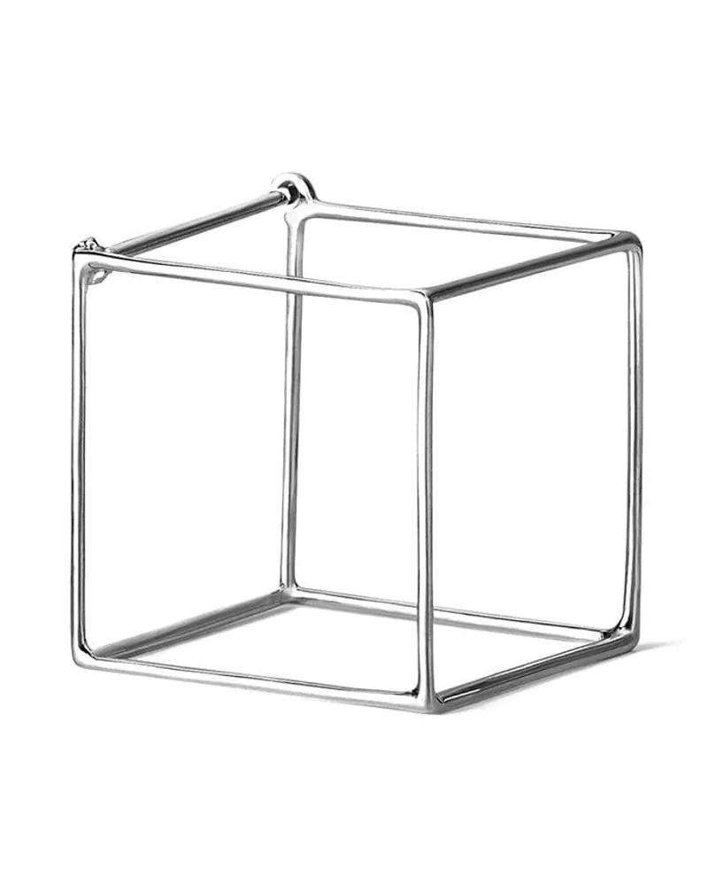 SHIHARA Viereckiger Ohrring 20 - Metallic Metallic