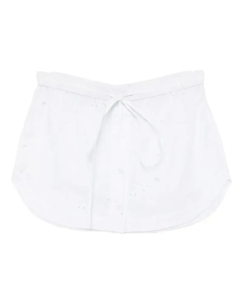 Kiki De Montparnasse Simone Minirock - Weiß Weiß