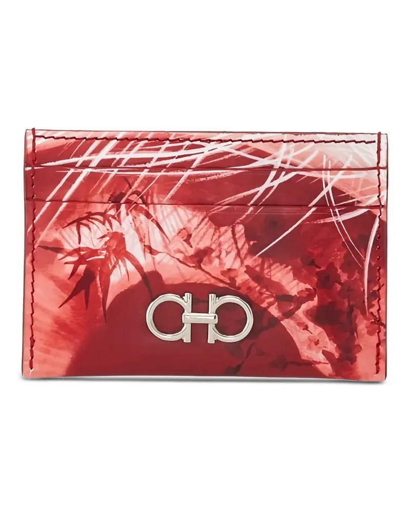 Ferragamo Portemonnaie mit Gancini-Schild - Rot Rot