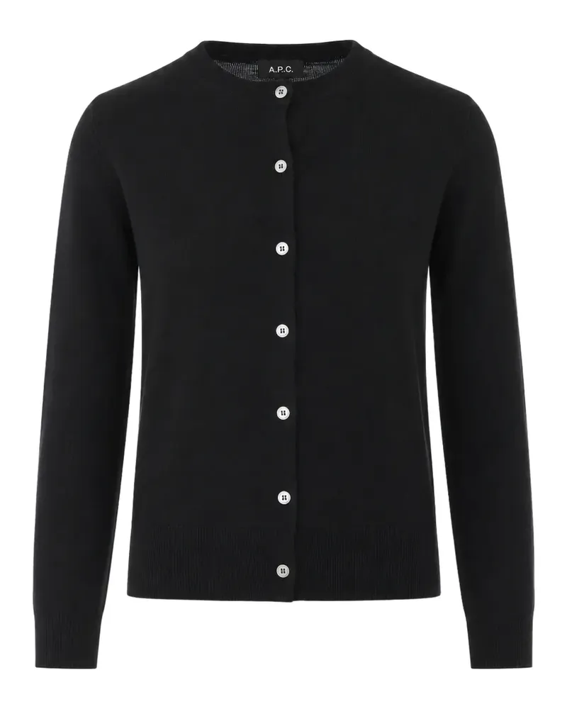 A.P.C. Marisa embroidered cardigan - Schwarz Schwarz