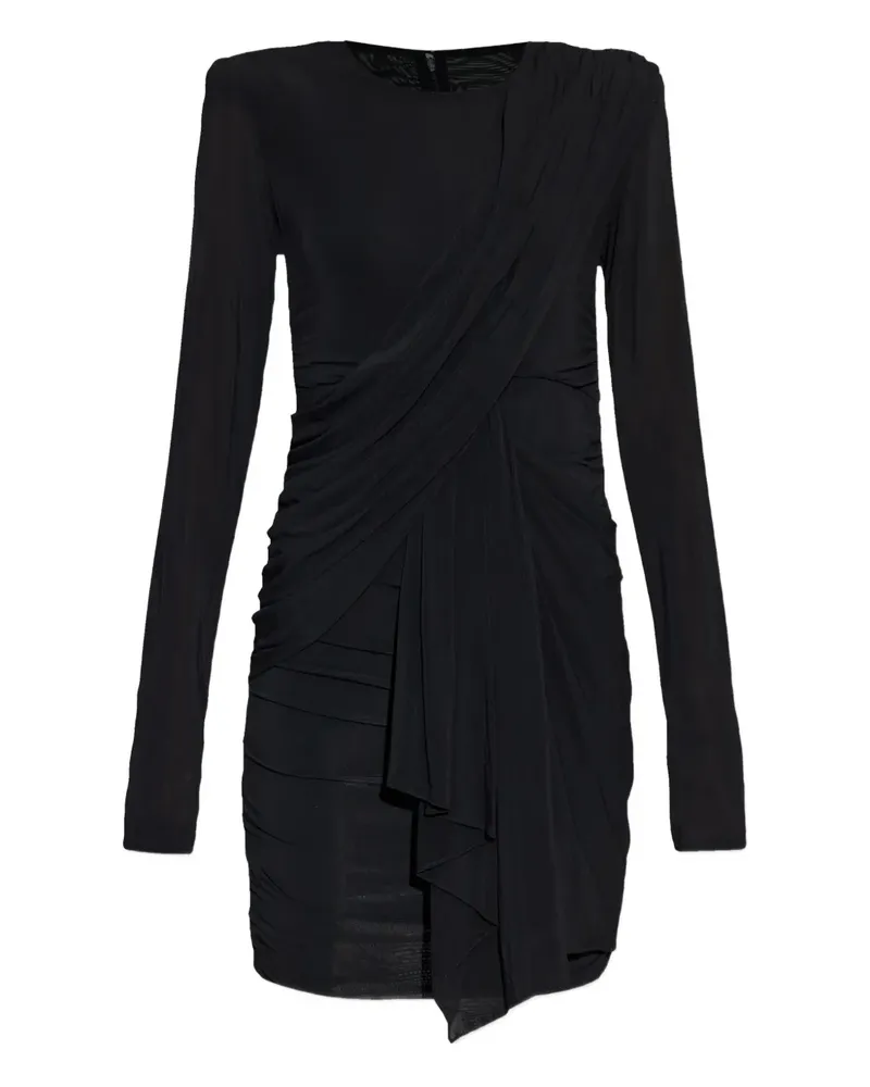 Isabel Marant Kleid mit drapierten Schultern - Schwarz Schwarz