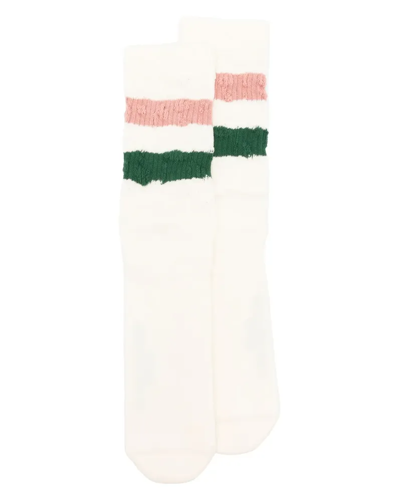 Golden Goose Gerippte Socken - Nude Nude