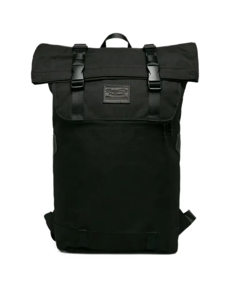 DOUGHNUT Christopher Rucksack mit Logo-Patch - Schwarz Schwarz