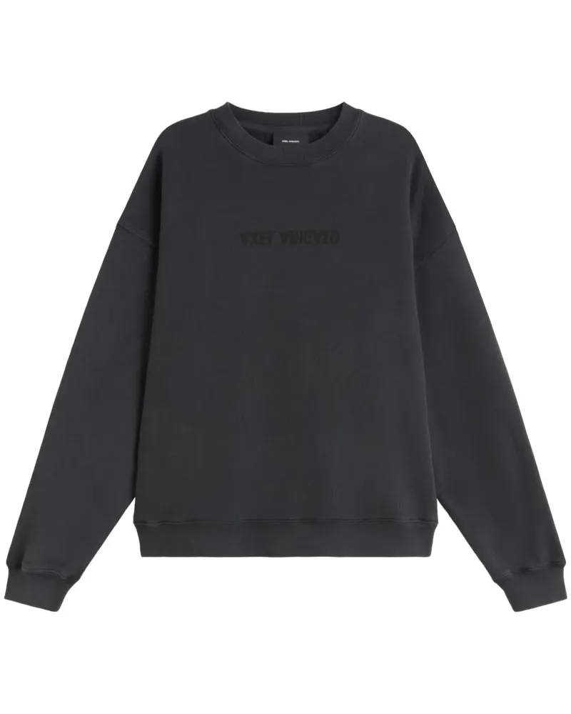 Axel Arigato Ausgeblichenes Distort Sweatshirt - Schwarz Schwarz
