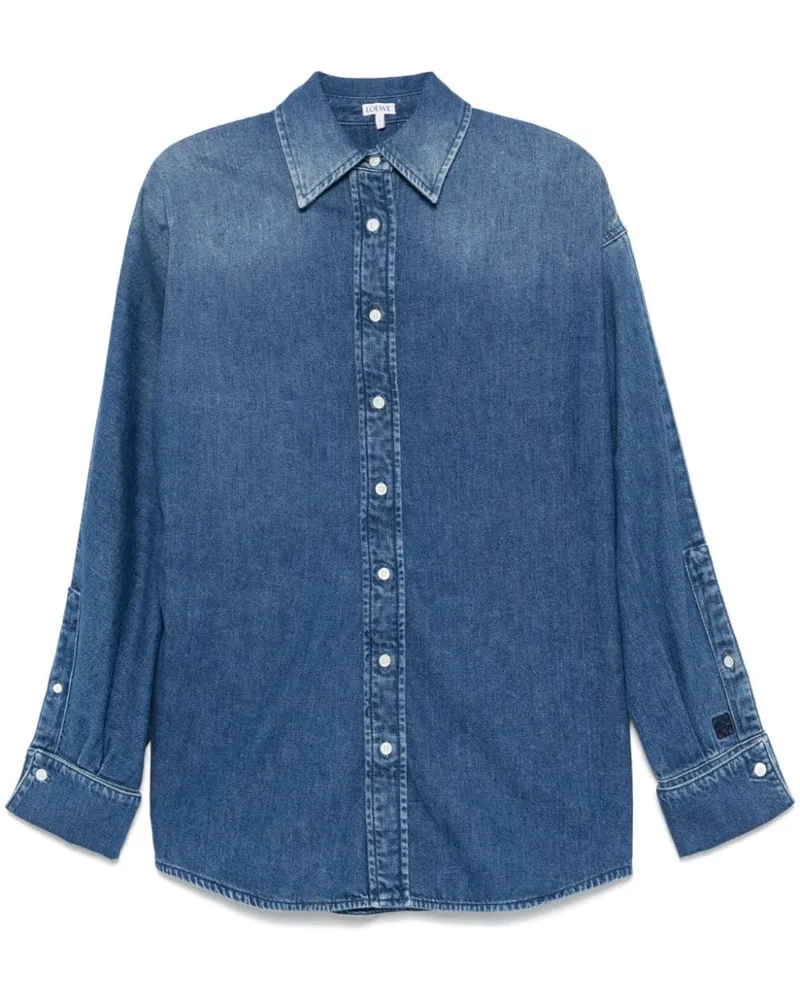 Loewe Klassisches Jeanshemd - Blau Blau