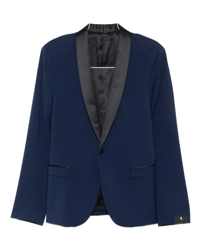Manuel Ritz shawl-lapel tuxedo suit - Blau Blau