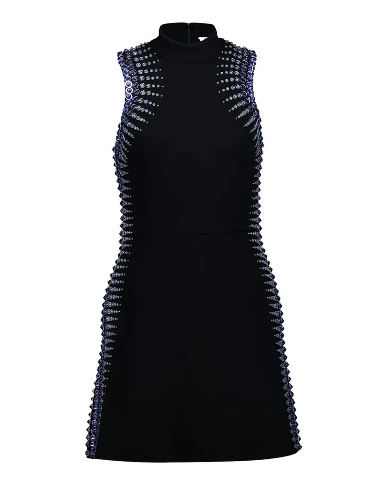 Casablanca Paris embellished sleeveless mini dress - Schwarz Schwarz
