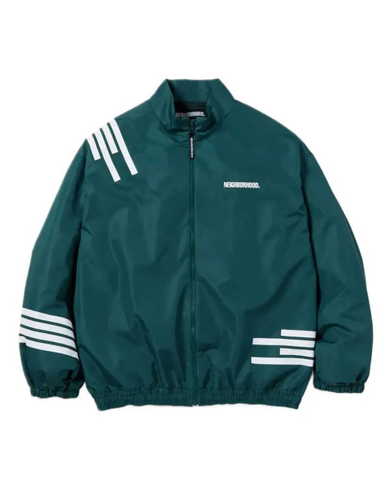 Neighborhood Sportjacke mit Streifendetail - Grün Grün
