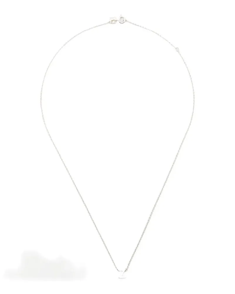 Le Gramme alphabet necklace - Silber Silber