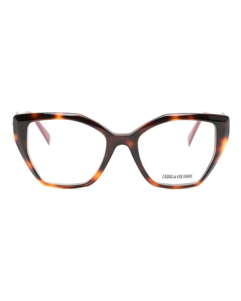 Zadig & Voltaire tortoiseshell-effect glasses - Braun Braun