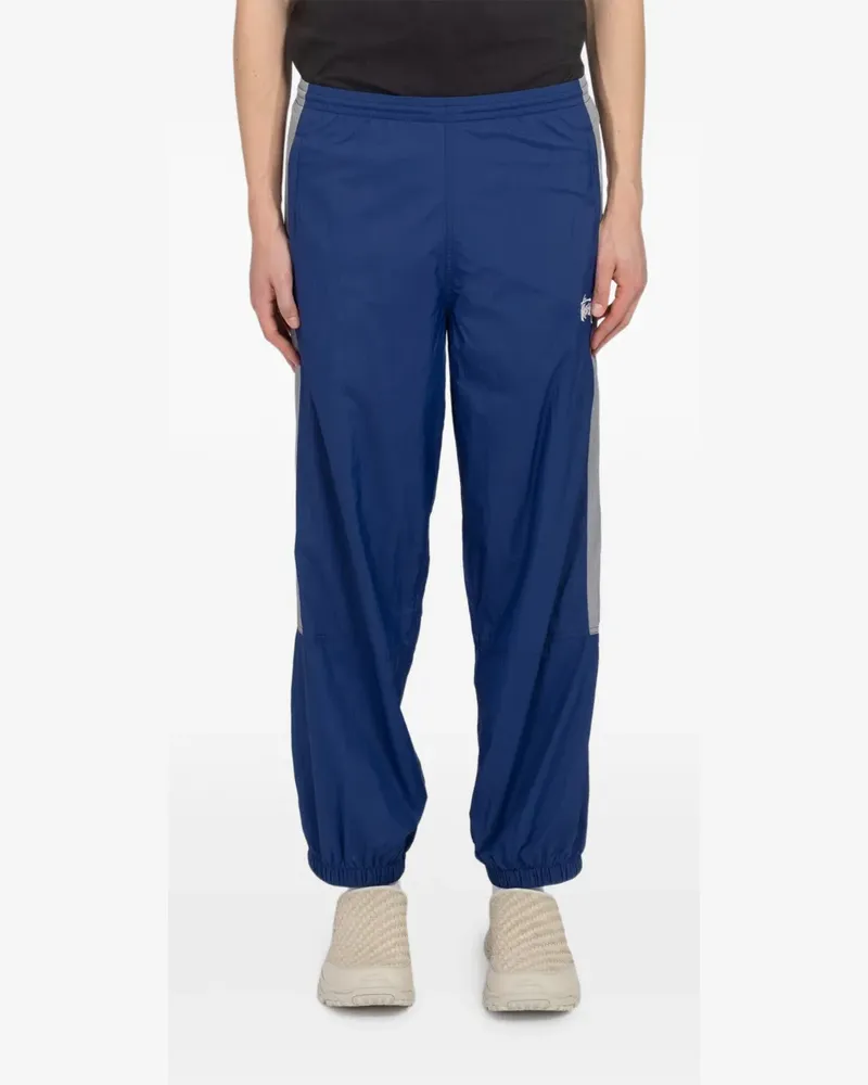 Stüssy panelled track pants - Blau Blau