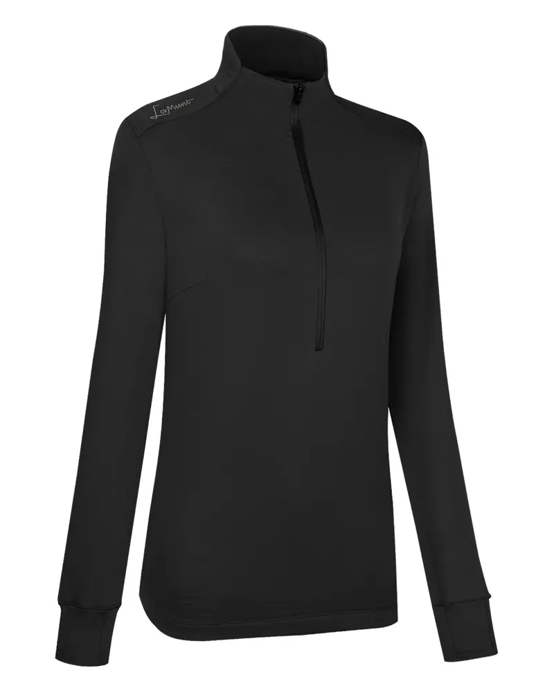 LaMunt Sweatshirt mit Stehkragen - Schwarz Schwarz