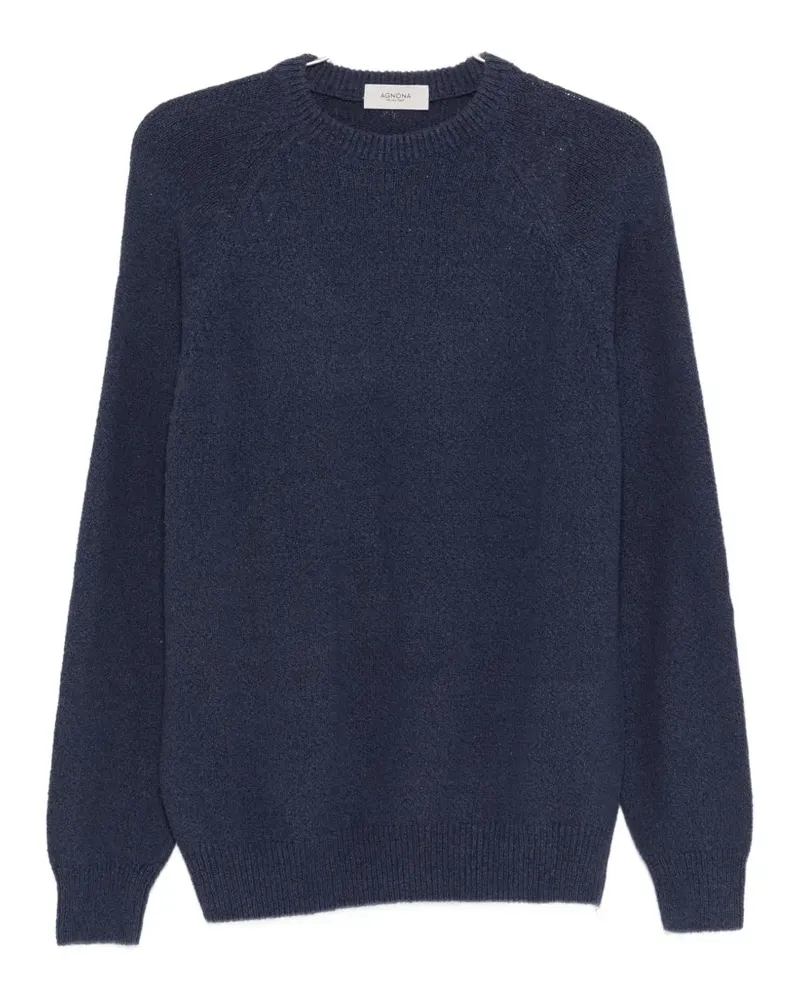 AGNONA crew-neck sweatshirt - Blau Blau