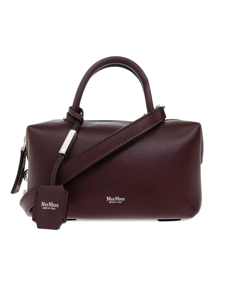 Max Mara Handtasche aus Leder - Rot Rot