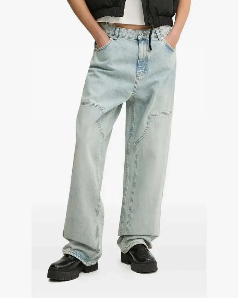 HUGO BOSS Jeans mit Logo-Stickerei - Blau Blau