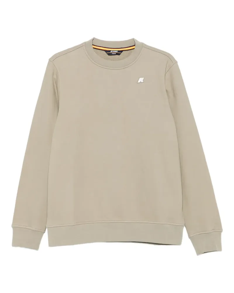 K-Way Sweatshirt mit Logo-Patch - Nude Nude