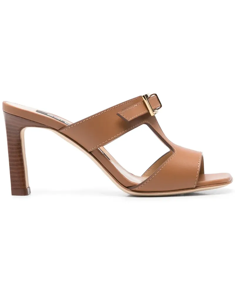 Sergio Rossi Mules 80mm - Braun Braun