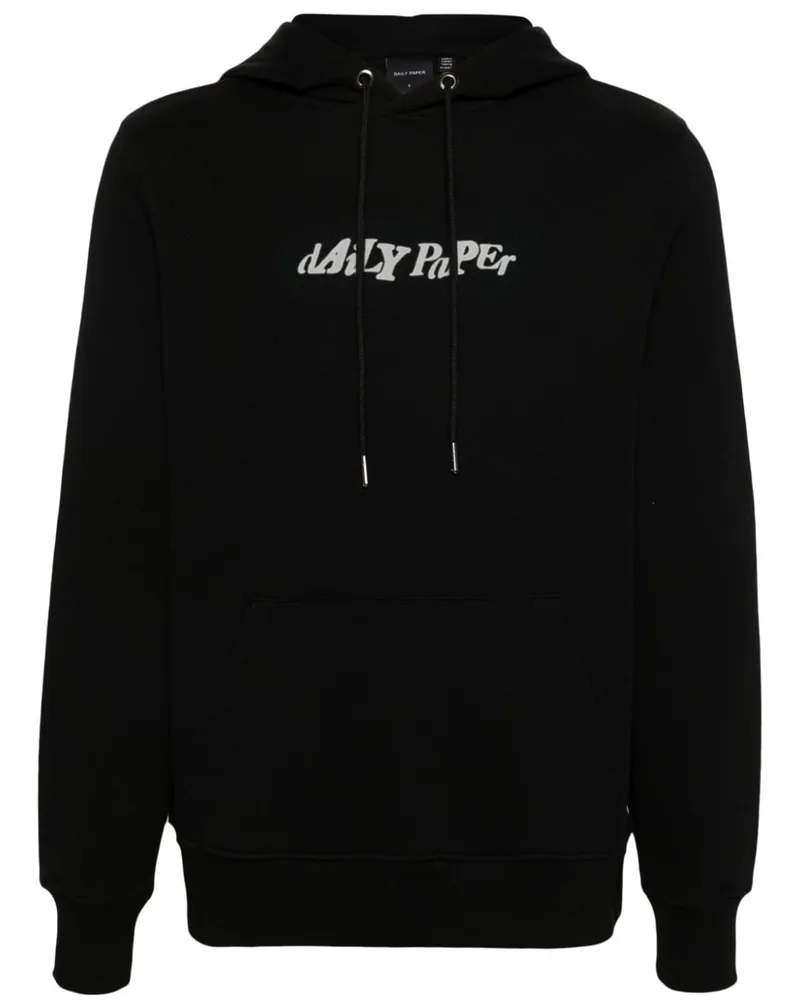Daily Paper Unified Hoodie aus Baumwolle - Schwarz Schwarz