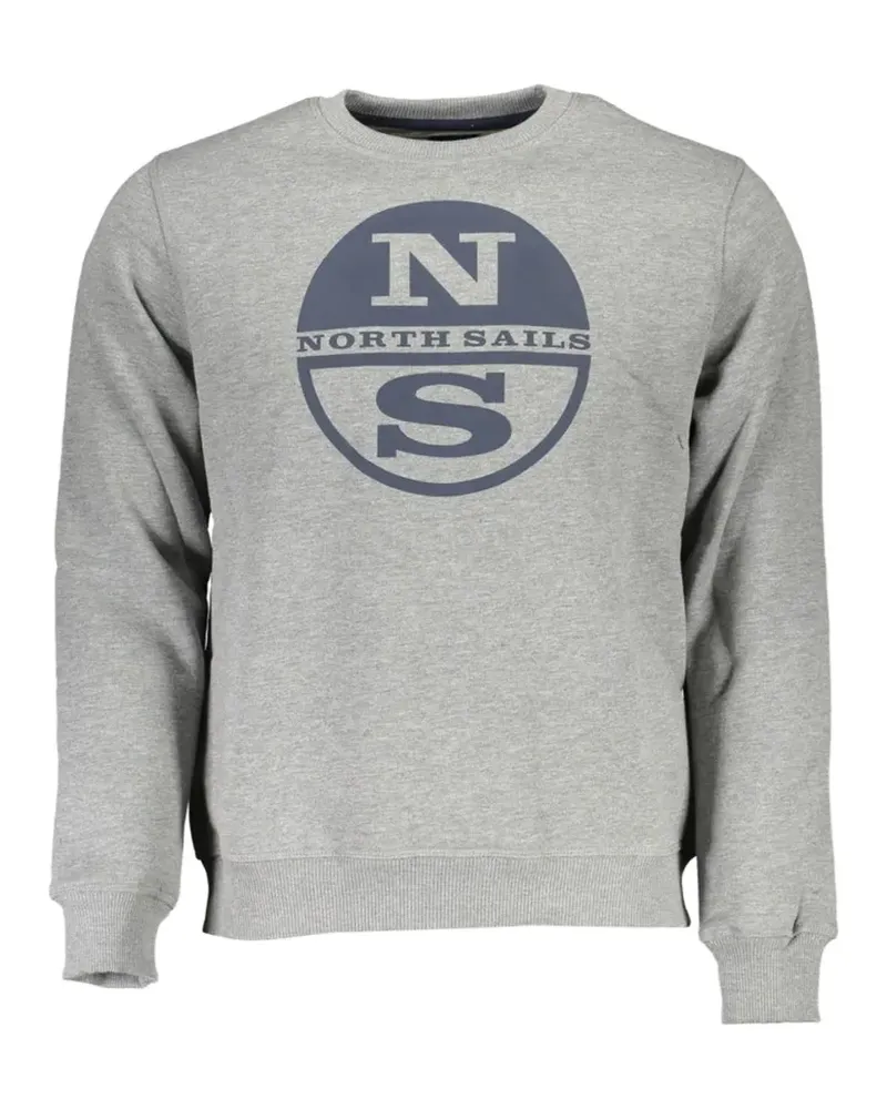 North Sails Sweatshirt mit Logo-Print - Grau Grau