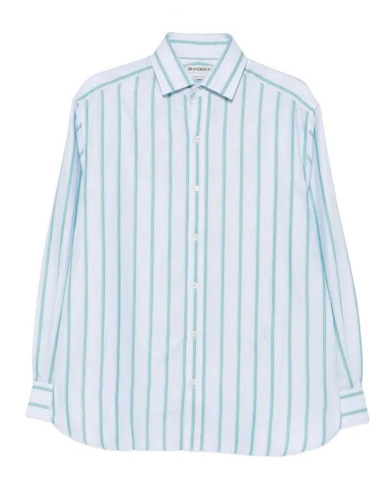 J.W.Anderson Gestreiftes Hemd - Blau Blau