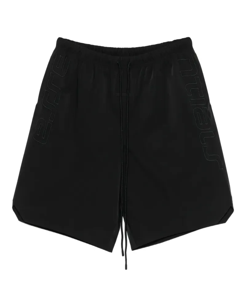Fear of God logo-embroidered track shorts - Schwarz Schwarz