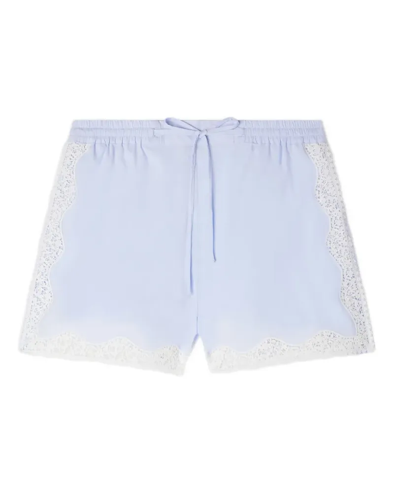 Sandro Shorts mit Spitze - Blau Blau