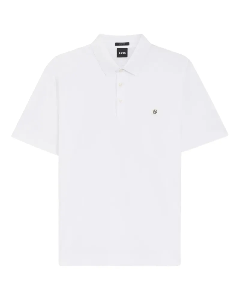 HUGO BOSS Poloshirt mit Logo - Weiß Weiß