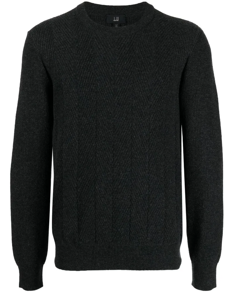 Dunhill Pullover mit rundem Ausschnitt Grau