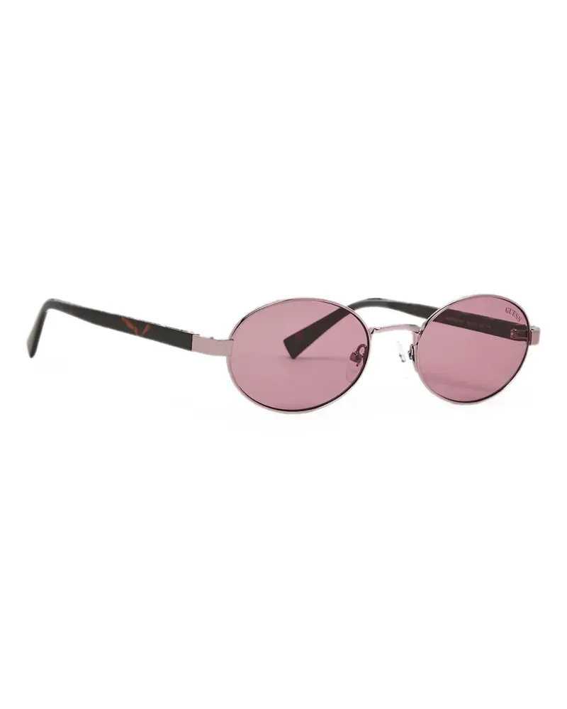 Guess Sonnenbrille mit ovalem Gestell - Rosa Rosa