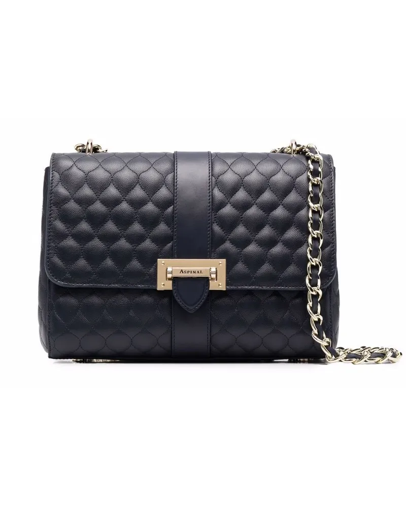 Aspinal of London Lottie Umhängetasche - Blau Blau
