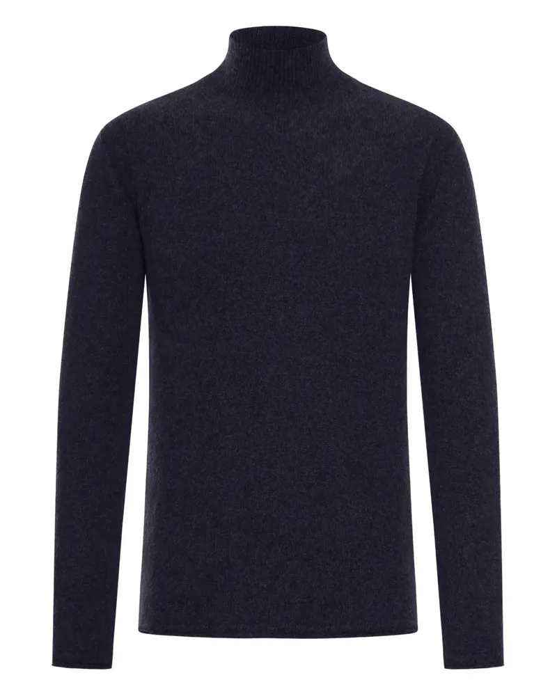 Roberto Collina Pullover mit Stehkragen - Blau Blau